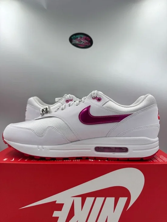 Nike Air Max 1 PRM Valentines Day White BRAND NEW Size 11.5 - Picture 6 of 8